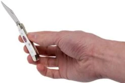 Case Peanut Sparxx White Synthetic, 60188, 6220 SS Pocket Knife -Case Knives Sales CE60188 10 case ce60188 10