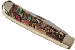Case Trapper Embellished Smooth Natural Bone, Sportsman Series Gift Set, 60585, 6254 SS Pocket Knife -Case Knives Sales CE60585 04 case knives