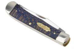 Case Trapper Blue Smooth Sycamore Wood, 63730, 7254 SS Pocket Knife -Case Knives Sales CE63730 06 case