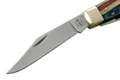 Case Large Stockman 64142 Star Spangled Smooth Natural Bone, Pocket Knife -Case Knives Sales CE64142 03 case