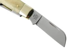 Case Large Stockman 64142 Star Spangled Smooth Natural Bone, Pocket Knife -Case Knives Sales CE64142 04 case