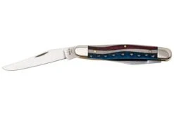 Case Muskrat Embellished Smooth Natural Bone, Star Spangled, 64143, MUSKRAT SS Pocket Knife