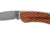 Case X Woodchuck Executive Lockback Brushed Stainless, Lines, 64322, M1300L SS Pocket Knife
