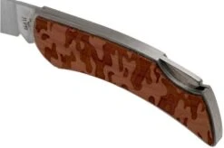 Case X Woodchuck Executive Lockback Brushed Stainless, Camo, 64323, M1300L SS Pocket Knife -Case Knives Sales CE64323 06 case knives