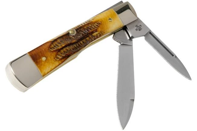 Case Gunstock 6.5 BoneStag, 65322, 6.52130 SS Pocket Knife 2 Case Gunstock 6.5 BoneStag, 65322, 6.52130 SS Pocket Knife - Image 2
