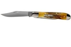 Case Copperhead 6.5 BoneStag, 65323, 6.5249 SS Pocket Knife -Case Knives Sales CE65323 03 case