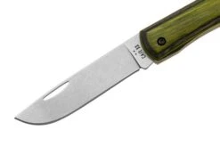 Case Sod Buster Jr Smooth Green/Black Dymalux Wood, 66383, XR7137 S35VN Pocket Knife -Case Knives Sales CE66383 03 case