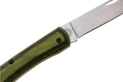 Case Sod Buster Jr Smooth Green/Black Dymalux Wood, 66383, XR7137 S35VN Pocket Knife -Case Knives Sales CE66383 05 case