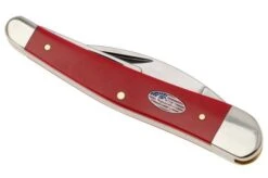 Case Seahorse Whittler, American Workman Smooth Red Synthetic, 73938, 4355WH CS Pocket Knife -Case Knives Sales CE73938 06 case
