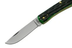 Case Jig Sod Buster Jr, Hunter Green Bone, Deep Canyon, 75832, 6137 SS, Pocket Knife -Case Knives Sales CE75832 03 case 1