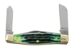 Case Jig Large Stockman, Hunter Green Bone, Deep Canyon, 75833, 6375 SS, Pocket Knife -Case Knives Sales CE75833 06 case