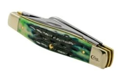 Case Jig Large Stockman, Hunter Green Bone, Deep Canyon, 75833, 6375 SS, Pocket Knife -Case Knives Sales CE75833 07 case
