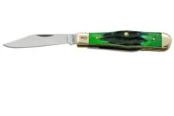Case Small Swell Center Jack, Hunter Green Bone, Deep Canyon, 75837, 6225 1/2 SS, Pocket Knife