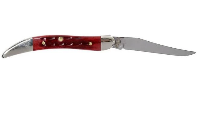 Case Small Texas Toothpick Pocket Worn Old Red Bone, 610096 SS Pocket Knife 2 Case Small Texas Toothpick Pocket Worn Old Red Bone, 610096 SS Pocket Knife - Image 2
