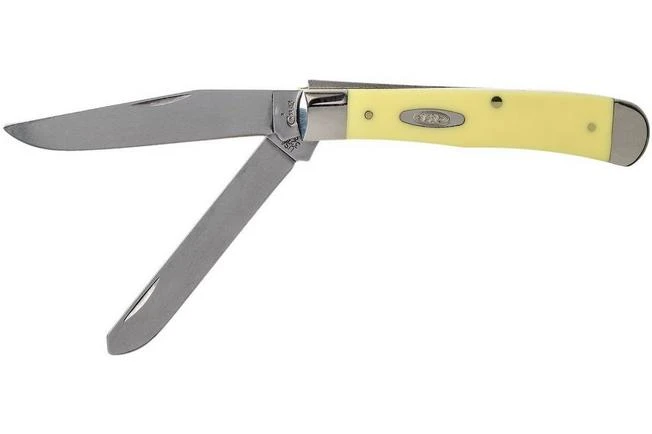 Case Trapper Yellow Synthetic, 80161, 6254 SS Pocket Knife 1 Case Trapper Yellow Synthetic, 80161, 6254 SS Pocket Knife