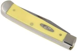 Case Trapper Yellow Synthetic, 80161, 6254 SS Pocket Knife -Case Knives Sales CE80161 05 case ce80161 05 1