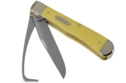 Case Equestrian Yellow Synthetic, 80163, 3254HP SS Pocket Knife