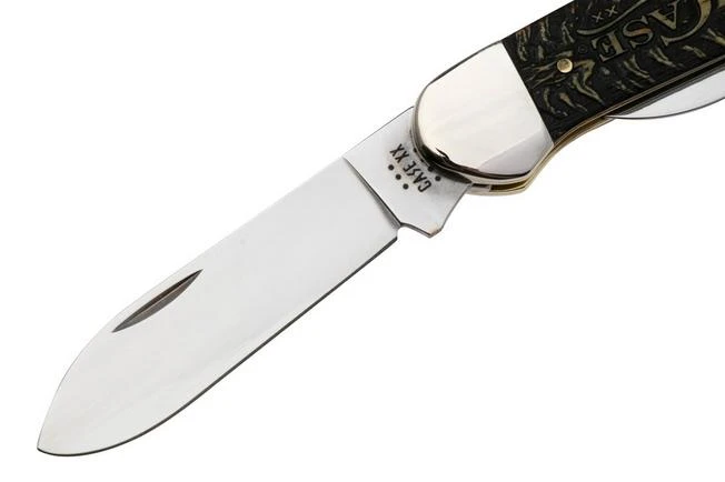 Case Canoe 81802 Golden Pinecone Embellished Natural Bone 62131 SS Pocket Knife 3 Case Canoe 81802 Golden Pinecone Embellished Natural Bone 62131 SS Pocket Knife - Image 3