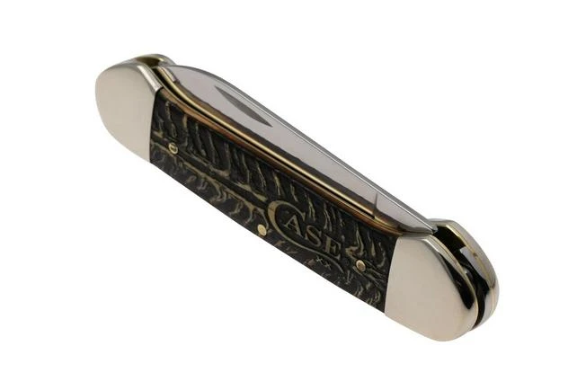 Case Canoe 81802 Golden Pinecone Embellished Natural Bone 62131 SS Pocket Knife 5 Case Canoe 81802 Golden Pinecone Embellished Natural Bone 62131 SS Pocket Knife - Image 5