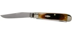 Case Trapper Dark Molasses Bone, Sawcut, 83140, 6254 SS Pocket Knife -Case Knives Sales CE83140 03 case