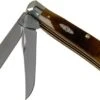 Case Mini Trapper Dark Molasses Bone, Sawcut, 83141, 6207 SS Pocket Knife
